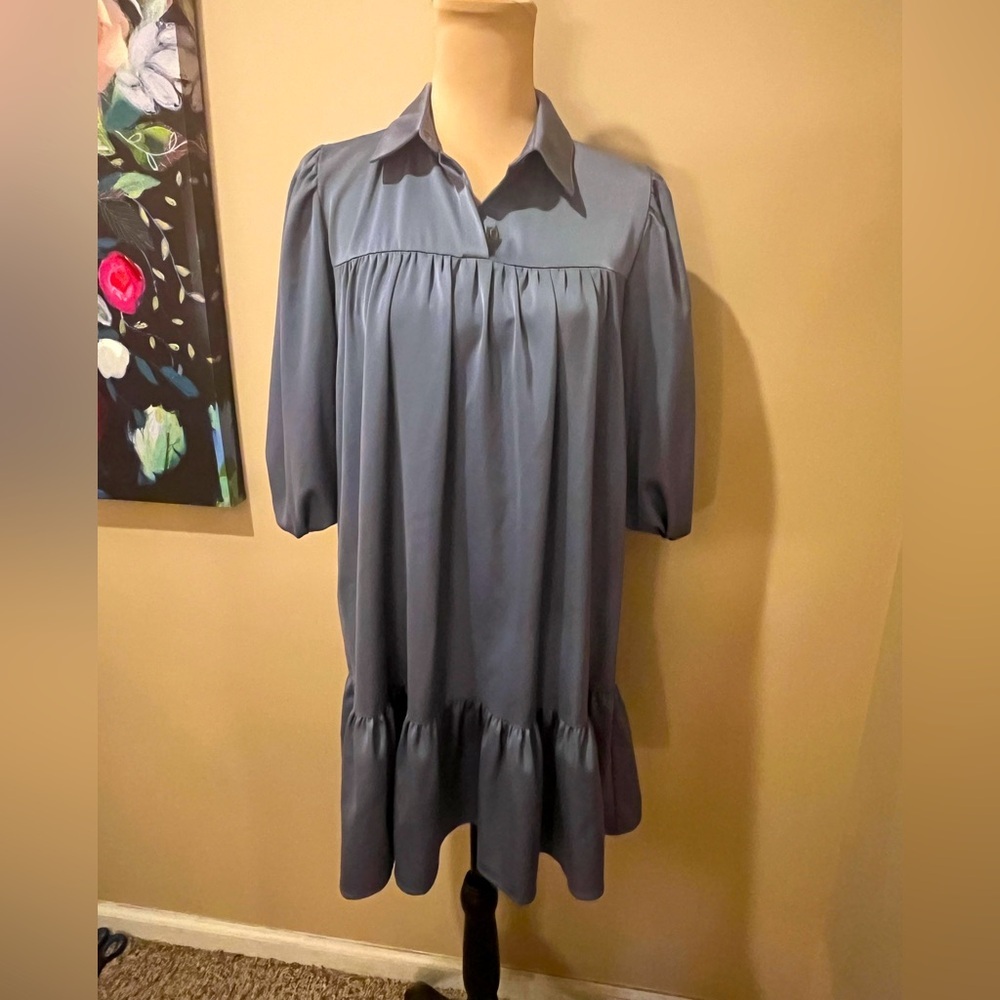 Boutique Blue Mini Dress